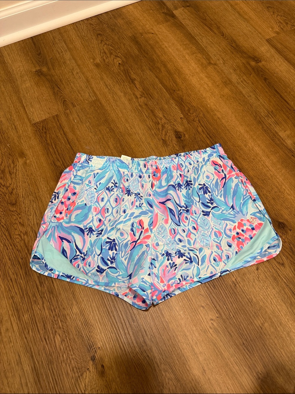 Lilly Pulitzer Luxletic Ocean Trail Athletic Shorts